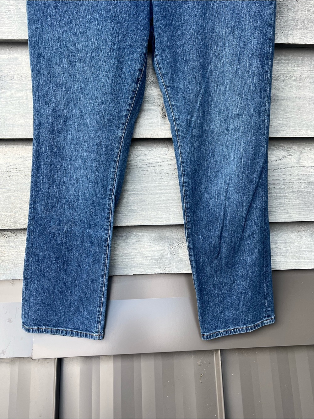 Lauren Jeans Co. Ralph Lauren LRL Womens Size14 Blue Classic Straight Stretch - Picture 3 of 15